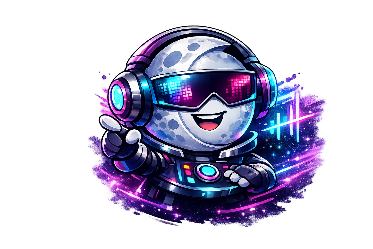 Radiopluna Maskottchen